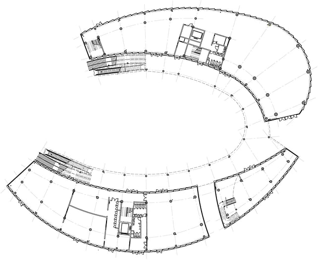 Floor plan: science pavilion. Image courtesy of Chris Y.H. Chan