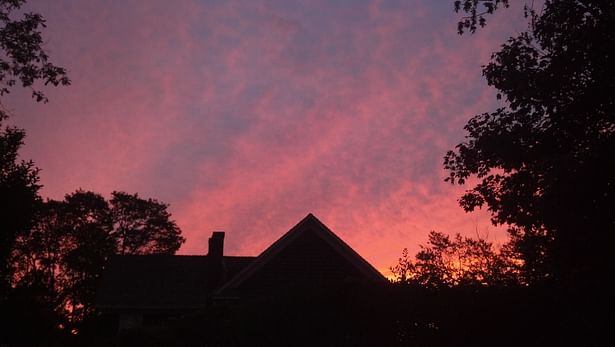 Fall sky in the Hampton's.
