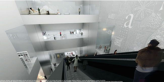 New NCCA by by Heneghan Peng Architects. Image/Visualization by Luxigon