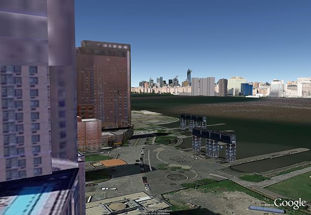 Gantry Park - Google Model by J. F. Bautista. LIC, NY