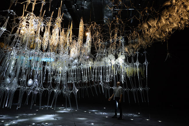 Temporary /  Demonstration Architecture: Philip Beesley Architect: Epiphyte Chamber, Seoul, Korea