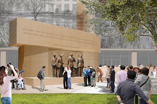 Rendering of Eisenhower Memorial from 2015