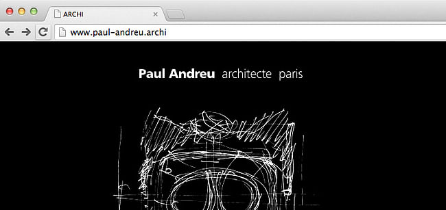 World famous architect Paul Andreu chose www.PAUL-ANDREU.archi to show that his name is inextricably associated with architecture.