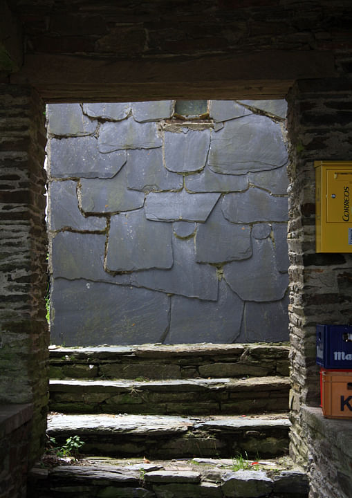 slate walls of Galicia via Alexander Morley