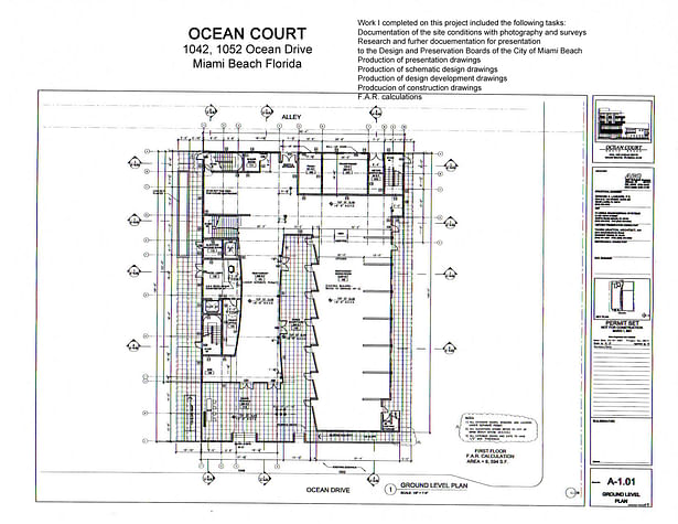 Ocean Court-first floor plan