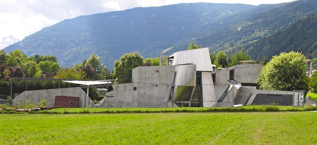 Steinhaus (Stone-house) designed by Günter Domenig.