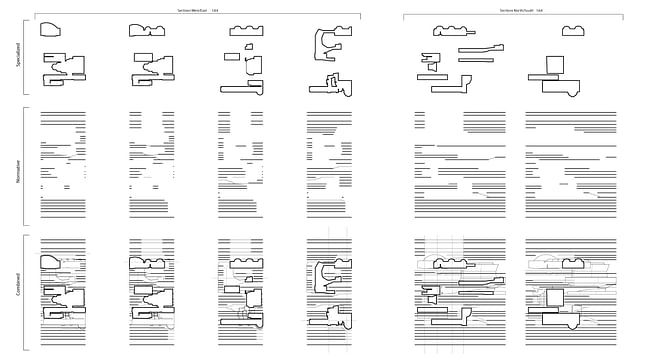 Interior Shapes + Floor plates = Building