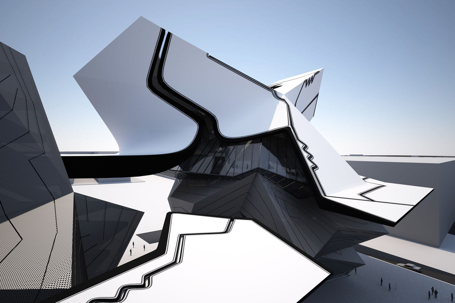 Taichung City Cultural Center Entry by Tom Wiscombe Design