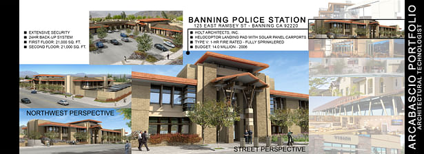 BANNING POLICE STATION - BANNING, CA - 2006