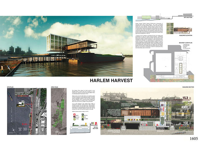 3rd Prize: Harlem Harvest by Ryan Doyle, Guido Elgueta, and Tyler Caine, Brooklyn, NY