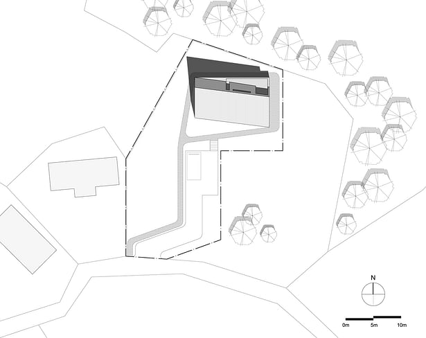 Shear House by stpmj, Site Plan