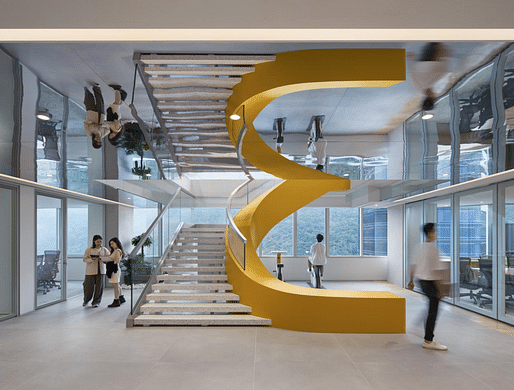 Commendation for Interior Architecture Moira Moser, FAIA of M Moser Associates for McDonald's Hong Kong Office in Hong Kong. Image: M Moser Associates