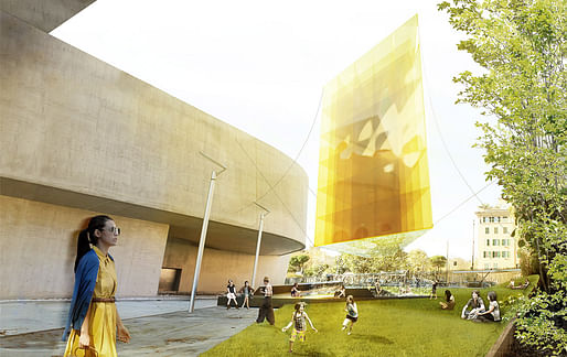 Rendering of bam!’s He, winning design of the 2013 Young Architects Program, MAXXI (image: bam!)