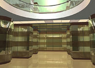 Commercial building lobby 