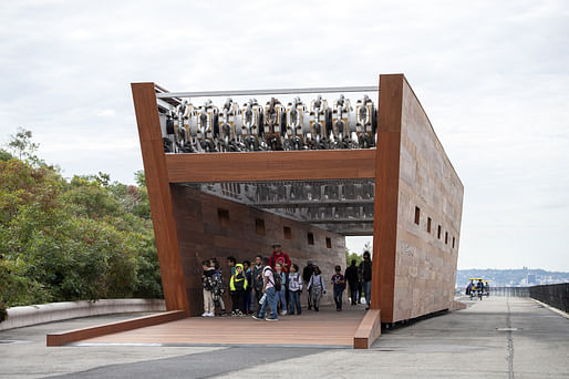 Moving Chains by artist Charles Gaines by TOLO Architecture. Photo: Timothy Schenk