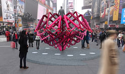 Winning sculpture of 2014 Times Square Heart Design unveiled