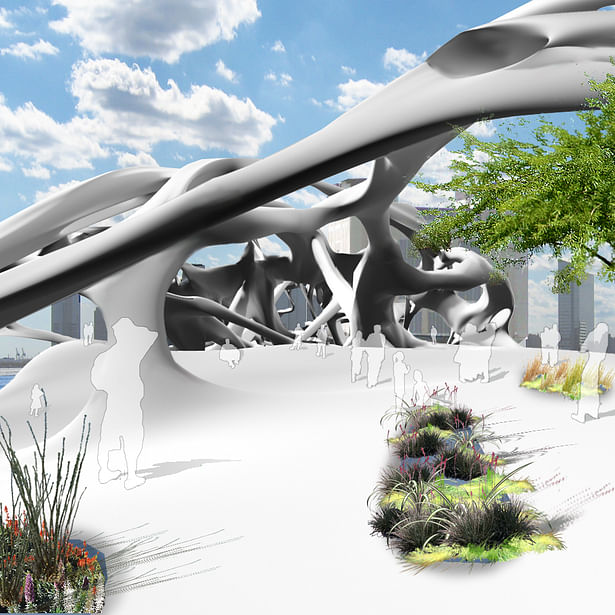 Ecotectonics Entry Plaza