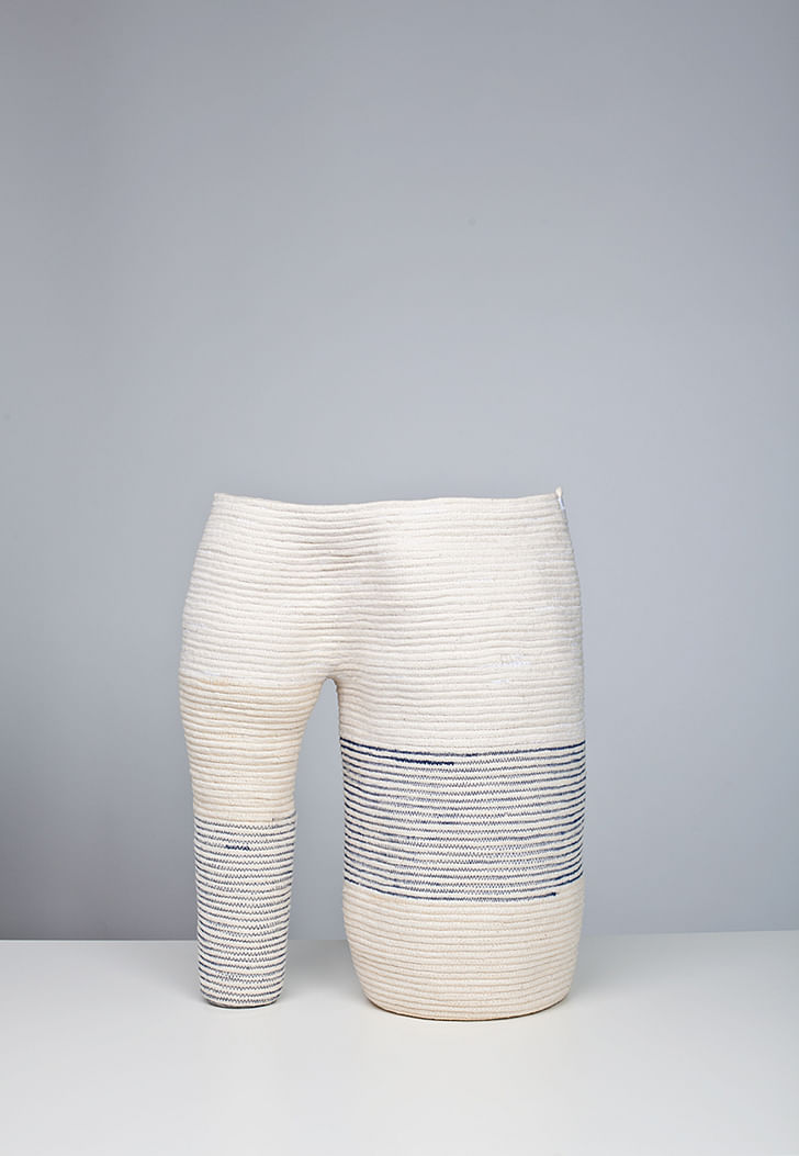 'Coyote' stitched cotton rope, 2011. Photo by Michael Popp