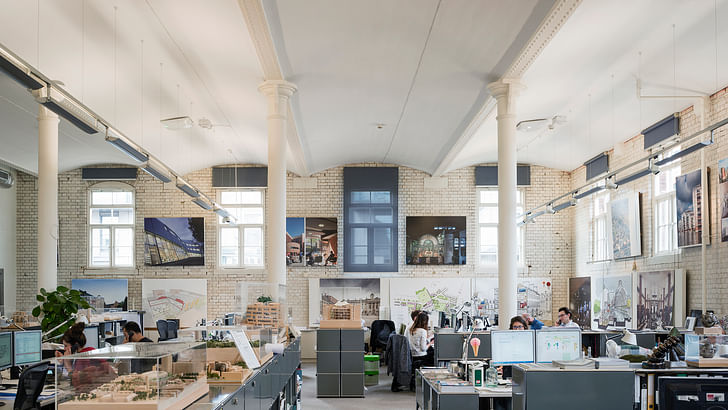 BDP (Building Design Partnership). In present location since: 2003. Staff: London: approx. 300 / total approx. 903. Former use of building / studio: Brewery. Photo credit: Marc Goodwin/Archmospheres.