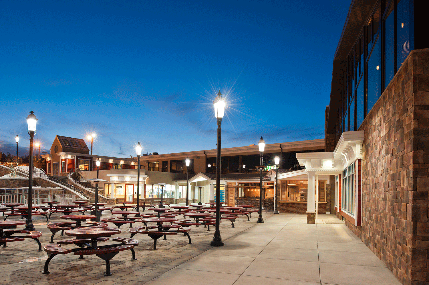 Heated patio (Phase 1): Copyright Steve Wolfe Photography