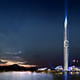 Night view (Image: GDS Architects, CG: Rayus)