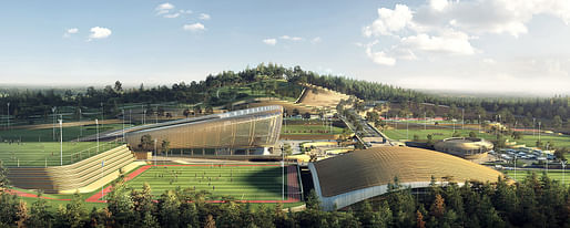 Korean National Football Centre. Visualization: Brick Visual