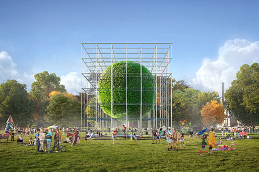 2020 City of Dreams Pavilion finalist: Ecosphere by Murr Architekten (Sebastian Ballauf, Daniela Ditta, Oliver Jahnke, Carlos Martinez, Katherina Murr, Sebastian Murr, and Bojan Vucen) 