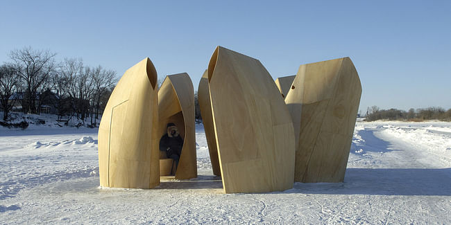 People's Choice - Architecture - Temporary & Demonstration: Winnipeg Skating Shelters by Patkau Architects
