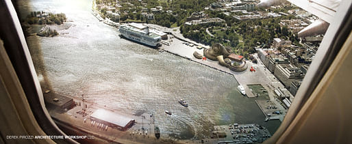 DPAW Guggenheim Helsinki - Aerial View