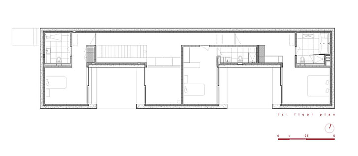 First floor plan (Image: Phyd Arquitecture)