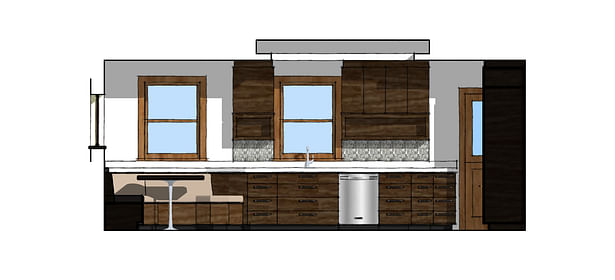 Proposed Kitchen North Elevation