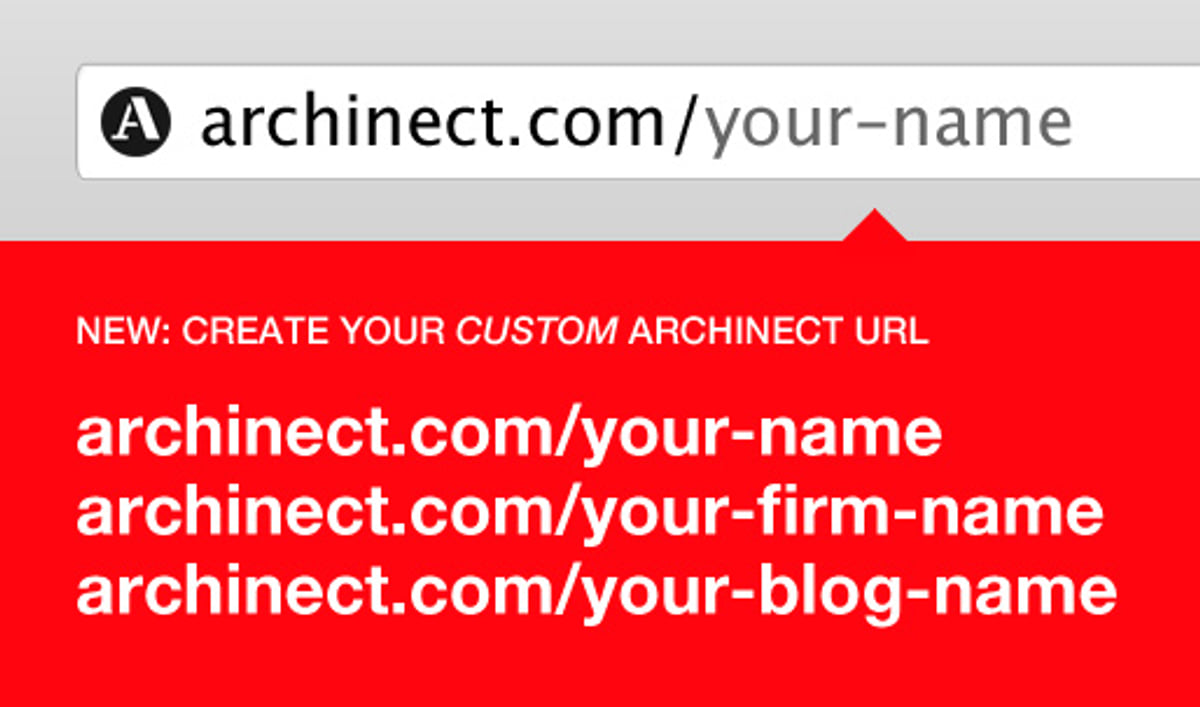 Announcing Custom URL's - Get your own, short, personalized Archinect ...