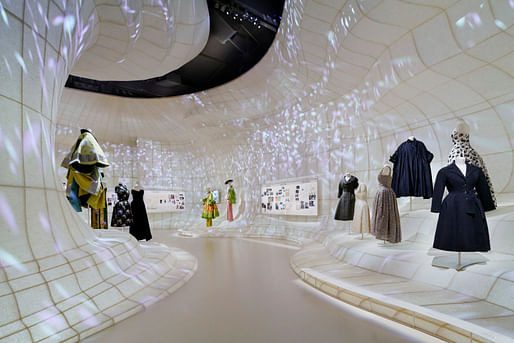 Installation view for 'Christian Dior: Designer of Dreams' exhibition. Photography by Daici Ano Courtesy Dior