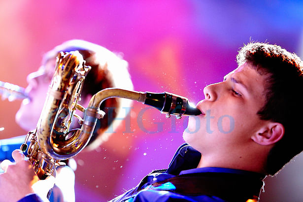 Saxophone player