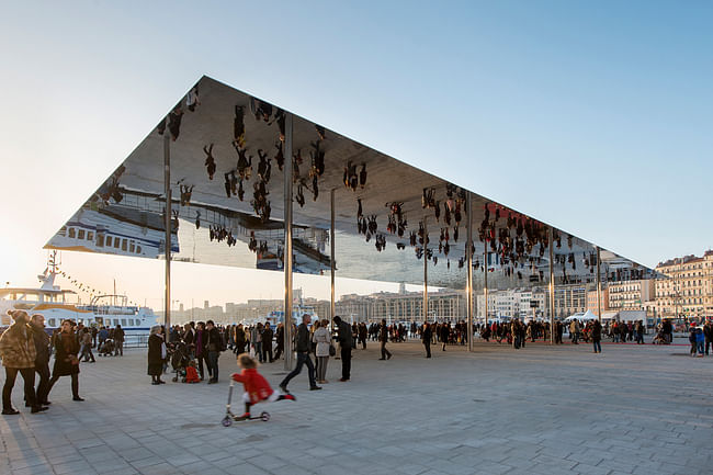 Marseille Vieux Port in Marseille, France by Foster + Partners. Photo: Nigel Young.