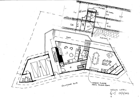 ...Currently, I am working on the design of a 2,200 -2,400 square foot house in the Hollywood Hills.
