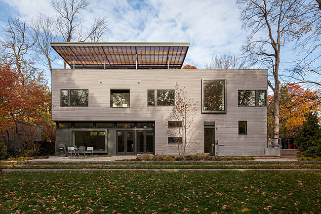 House in Cambridge, MA by Anmahian Winton Architects; Photo: Jane Messinger 