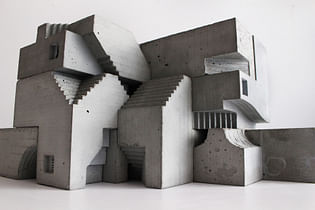 Brutalist sculptures by David Umemoto