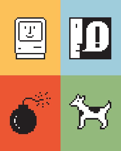 Susan Kare, Apple Macintosh Computer Icons (Cupertino, California, 1982–1984). Photo: Susan Kare.