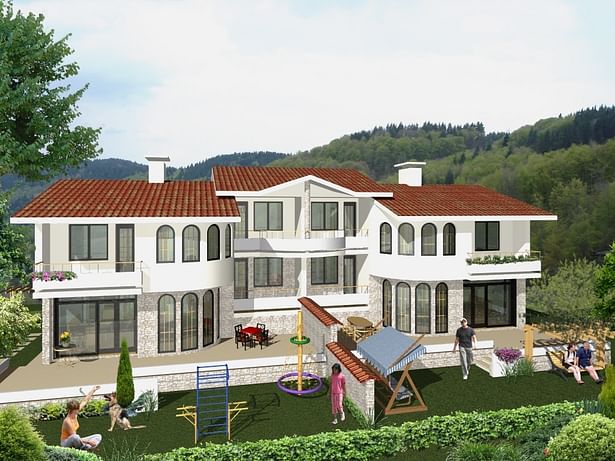 Private House Villa Kalina - visualization