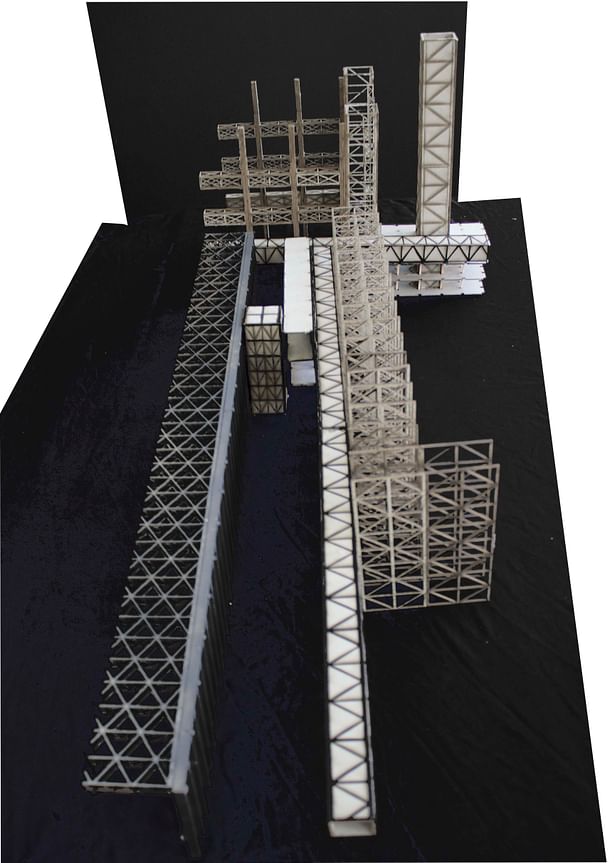 Section model expressing variation in structure of the facility.