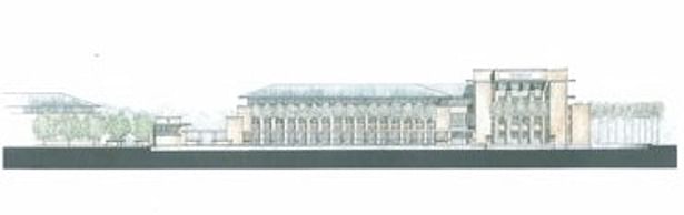 Elevation of Proposed School of Law