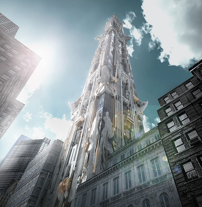41 West 57th Street a.k.a. The Khaleesi. Image: Mark Foster Gage Architects.