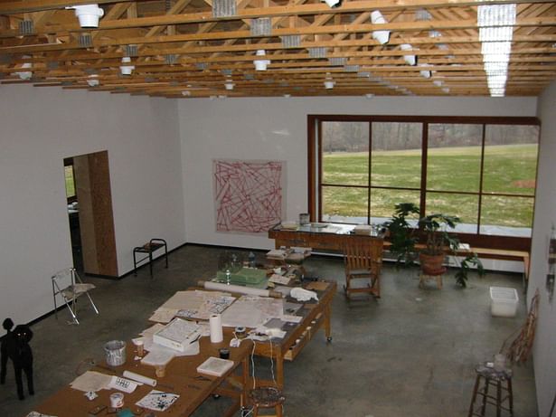 Studio Interior and Skylight