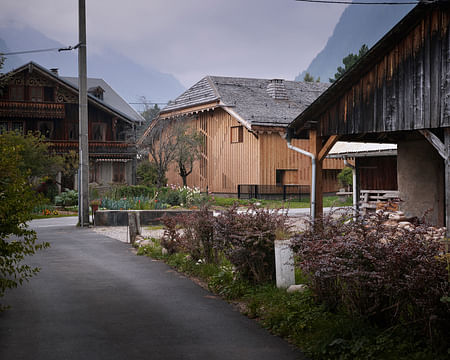 Street view of Villa Solaire in Pied de La Plagne, Morzine, France (Photo: Julien Lanoo)