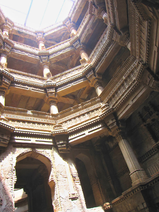 The well, itself, lies dormant in a grand atrium