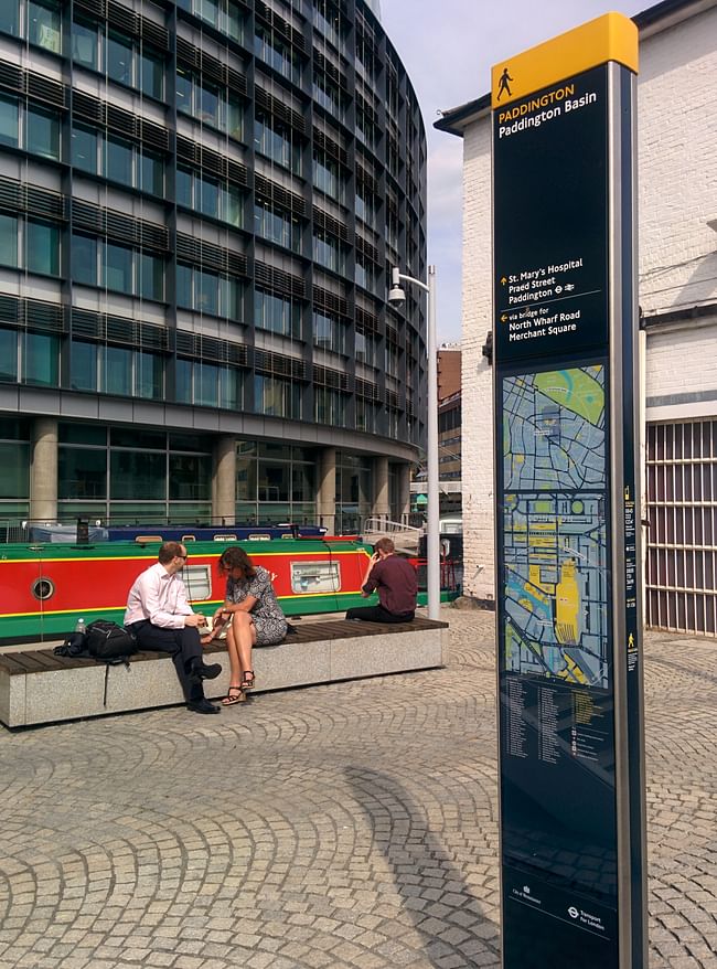 Way-finding in Paddington at the 2015 London Festival of Architecture. Photo by Laura Amaya.