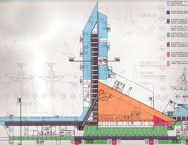 Plan of Departures Level