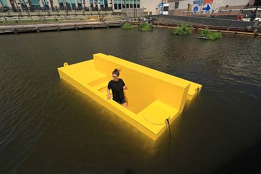 Floating classroom prototype. Courtesy of Höweler + Yoon. From the 2019 individual grant to Eric Höweler and Meejin Yoon for 'Signal to Noise'.