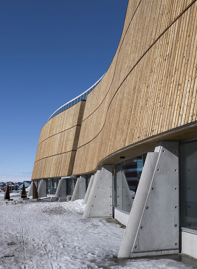 Cultural Centre of Greenland in Nuuk, Greenland by schmidt hammer lassen architects; Photo: Peter Barfoed 